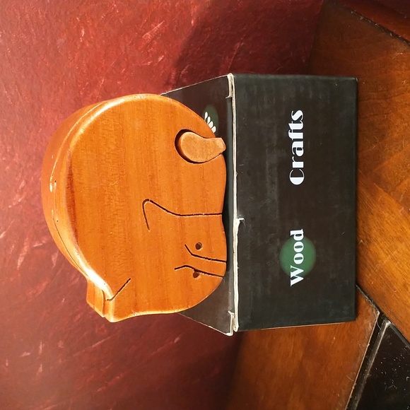 NIB - Hawthorne Direct Wooden Art Cat Puzzle Box - Vintage 1970s - Q8 - Picture 1 of 9